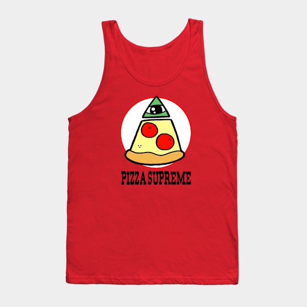 Pizza Supreme Tank Top by Jason DeWitt